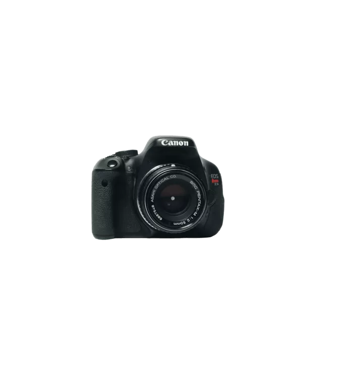 Canon EOS Rebel T6 camera with a black body and lens, designed for beginner photographers